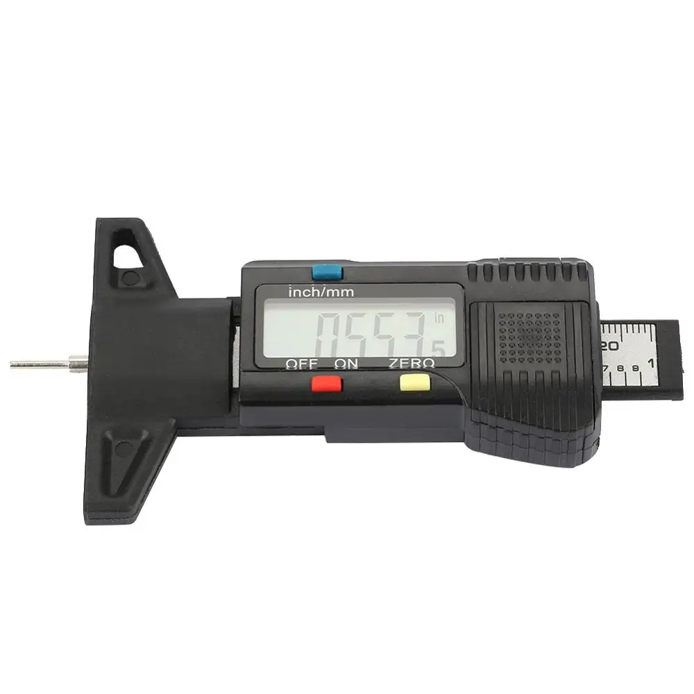 Digital Tread Depth Gauge Tread Depth Gauge Tire Thread Tester Gauge Measurer with LCD Display Measurer Tool Caliper
Digital Tread Depth Gauge Tread Depth Gauge Tire Thread Tester Gauge Measurer with LCD Display Measurer Tool Caliper