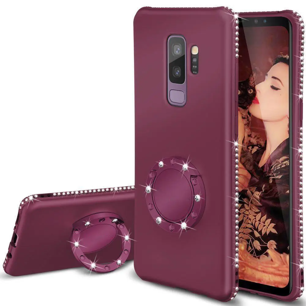 Для Samsung S10 + S9 S8 Plus S10e S7 Edge Note 9 8 роскошный блестящий Блестящий ТПУ силиконовый