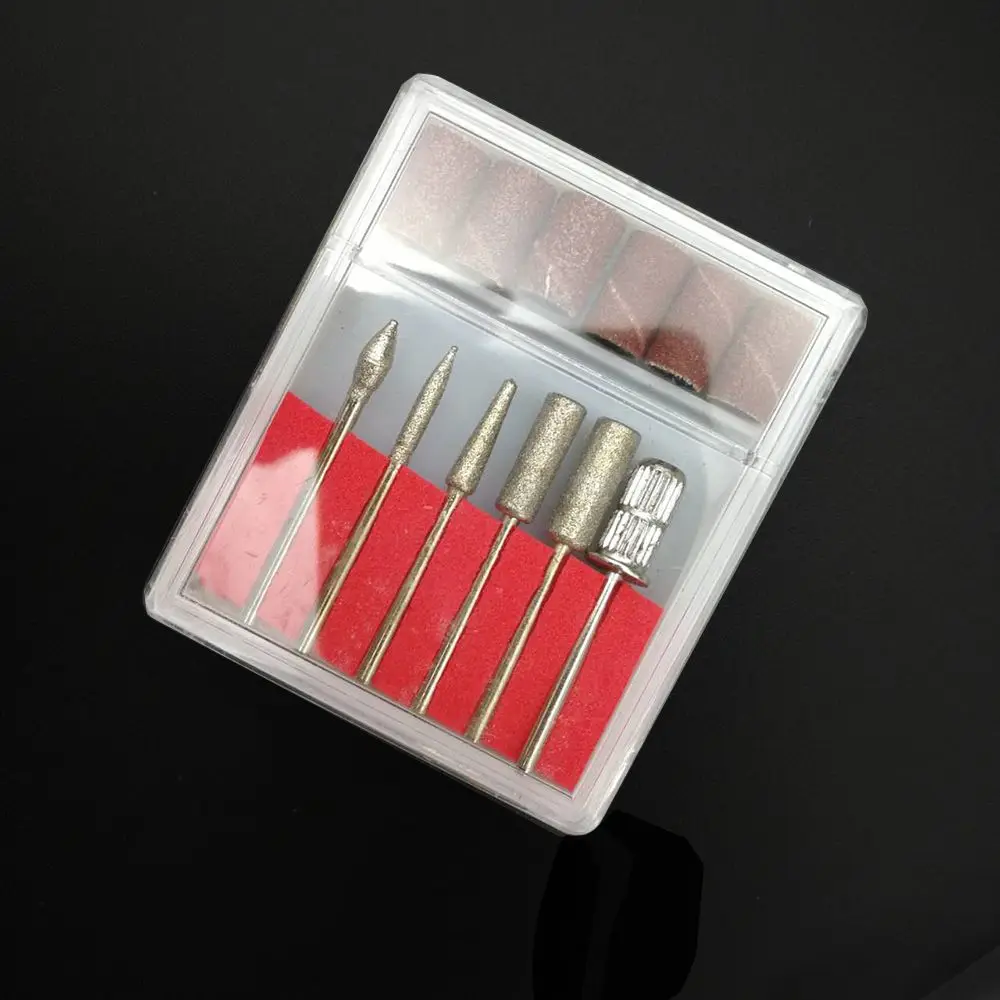 6Pcs Nail Art Drill Bit Replace Sandpaper Head Set with Case Gel Polish Tips Grinding Polishing Shaping Machine Nails Art Tools
6Pcs Nail Art Drill Bit Replace Sandpaper Head Set with Case Gel Polish Tips Grinding Polishing Shaping Machine Nails Art Tools