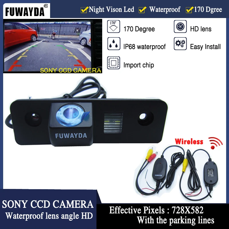 FUWAYDA parking rear view camera HD SONY CCD camera Backup reverse with parking lines for VW SKODA ROOMSTER OCTAVIA FABIA
FUWAYDA parking rear view camera HD SONY CCD camera Backup reverse with parking lines for VW SKODA ROOMSTER OCTAVIA FABIA