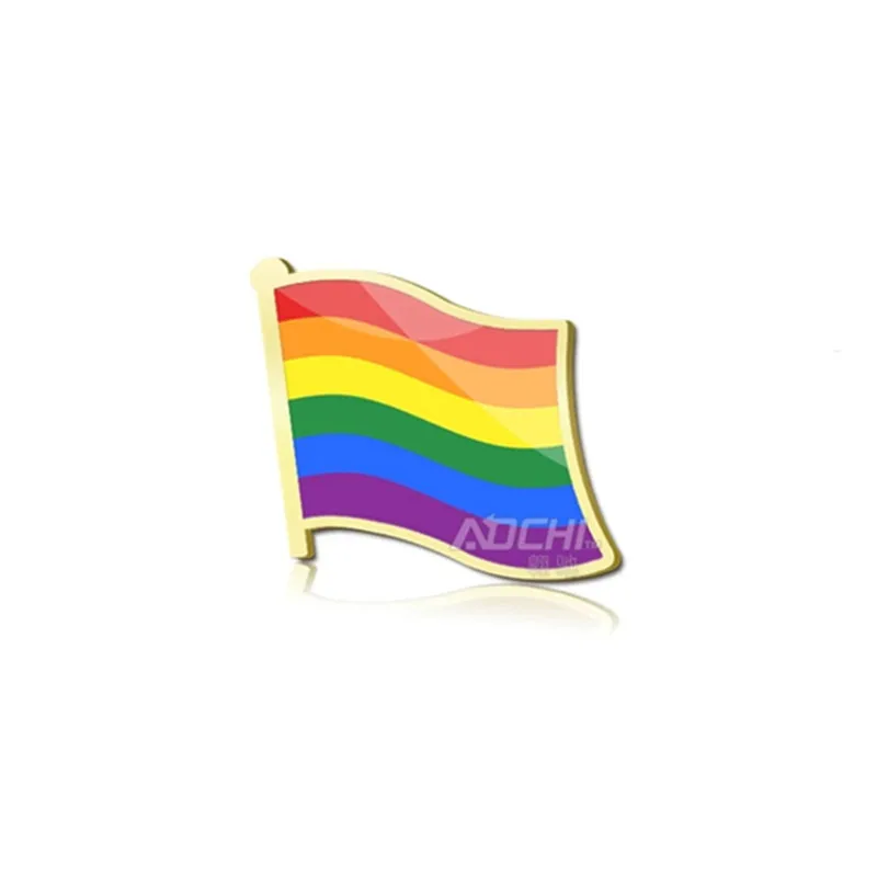 10 pcs The Gay symbol badge collar emblem gold plated colored 18 mm x 19 mm gay rainbow flag badge
10 pcs The Gay symbol badge collar emblem gold plated colored 18 mm x 19 mm gay rainbow flag badge