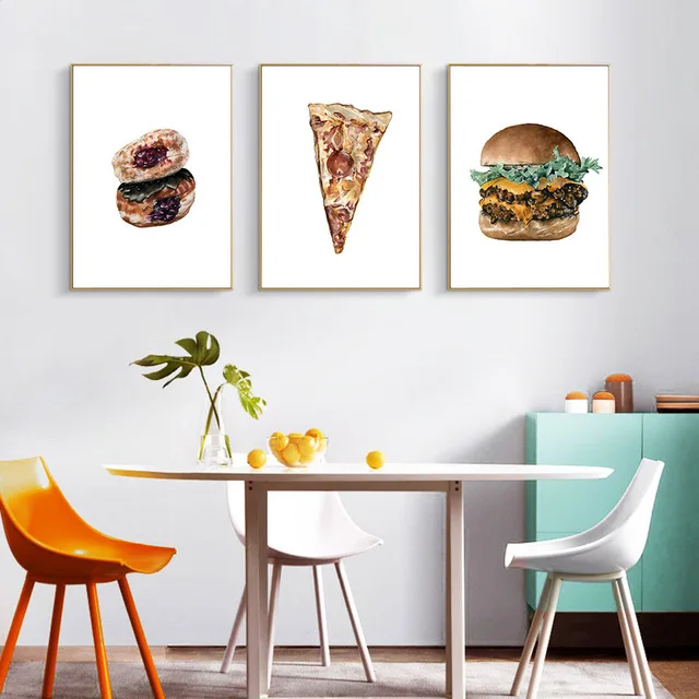 Nordic Food Farmhouse Decor Pizza Poster and Print Hamburg Art Canvas Painting Kitchen Wall Picture For Dinner Room Home Decor
Nordic Food Farmhouse Decor Pizza Poster and Print Hamburg Art Canvas Painting Kitchen Wall Picture For Dinner Room Home Decor