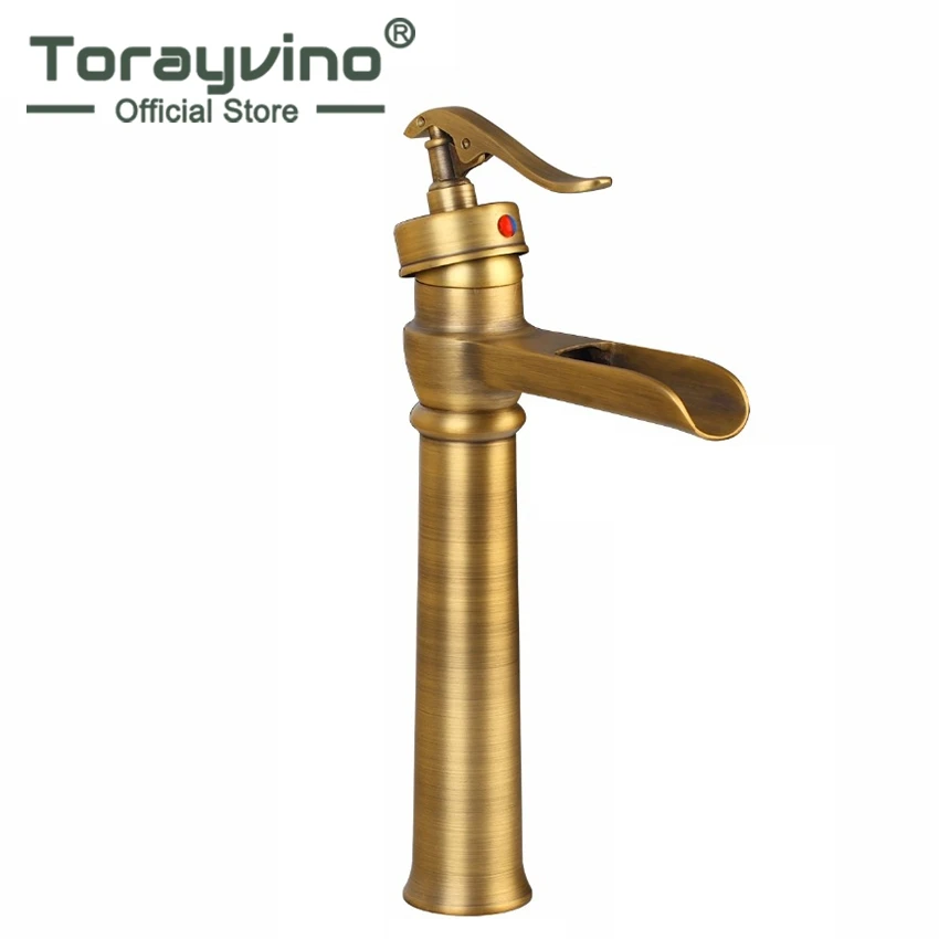 Torayvino Bathroom Basin Sink Antique Brass Mixer Tap Basin Faucet Deck Mounted Waterfall Faucet Torneira Washbasin Faucet
Torayvino Bathroom Basin Sink Antique Brass Mixer Tap Basin Faucet Deck Mounted Waterfall Faucet Torneira Washbasin Faucet
