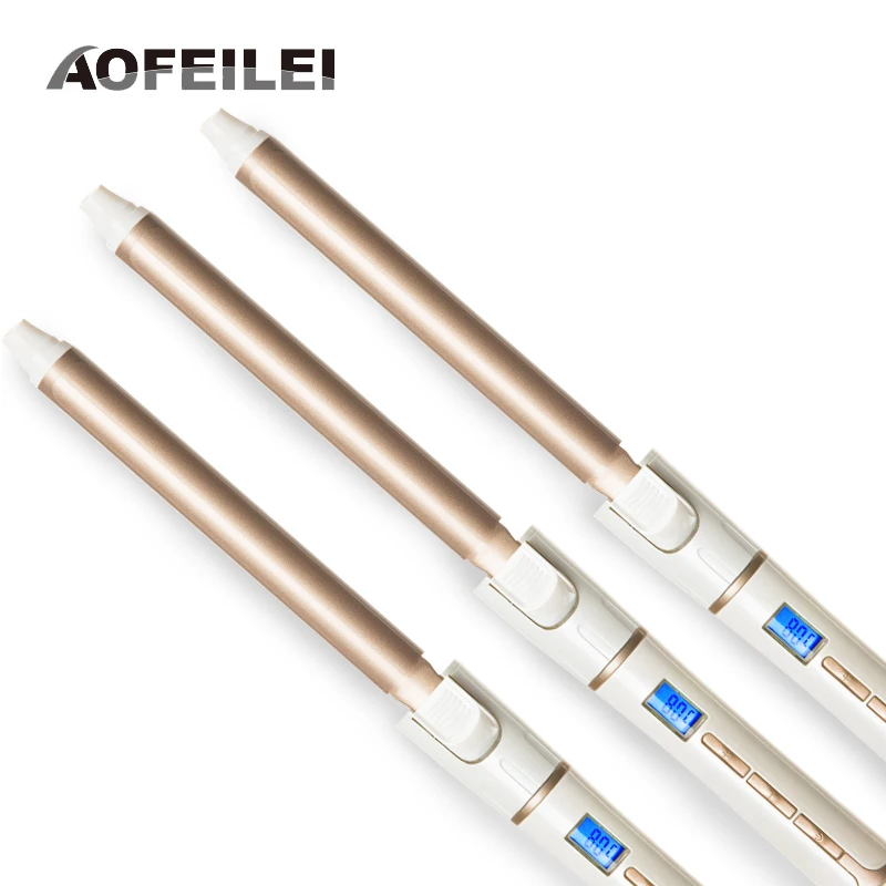 Three pieces of Ceramic Electric Hair Waves Curling Iron Digital Professional Hair Curler Roller Wand Styler Styling Tools
Three pieces of Ceramic Electric Hair Waves Curling Iron Digital Professional Hair Curler Roller Wand Styler Styling Tools