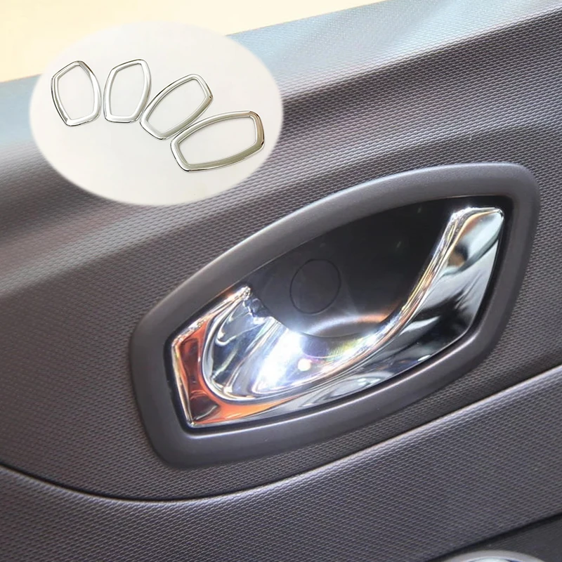 For Renault Captur 2013 14 15 16 17 2018 ABS Chrome door inner built handle bowl frame lamp moulding Car styling accessories
For Renault Captur 2013 14 15 16 17 2018 ABS Chrome door inner built handle bowl frame lamp moulding Car styling accessories