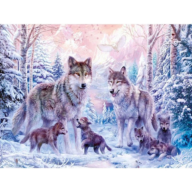 5D DIY Diamond painting forest wolf family Full square/Round Diamond embroidery Cross Stitch Rhinestone Mosaic decor NX
5D DIY Diamond painting forest wolf family Full square/Round Diamond embroidery Cross Stitch Rhinestone Mosaic decor NX