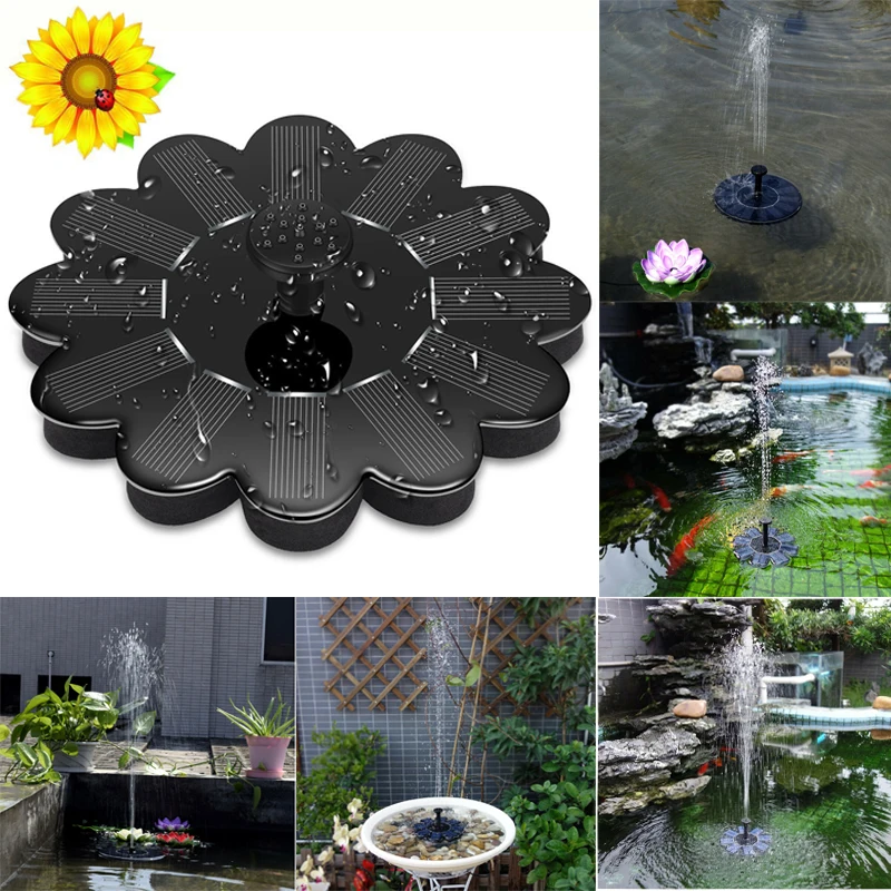 Super Outdoor Solar Powered Bird Bath Water Fountain Pump Solar Pond Pump Watering Kit for Pool&Garden&Aquarium Dropshipping
Super Outdoor Solar Powered Bird Bath Water Fountain Pump Solar Pond Pump Watering Kit for Pool&Garden&Aquarium Dropshipping