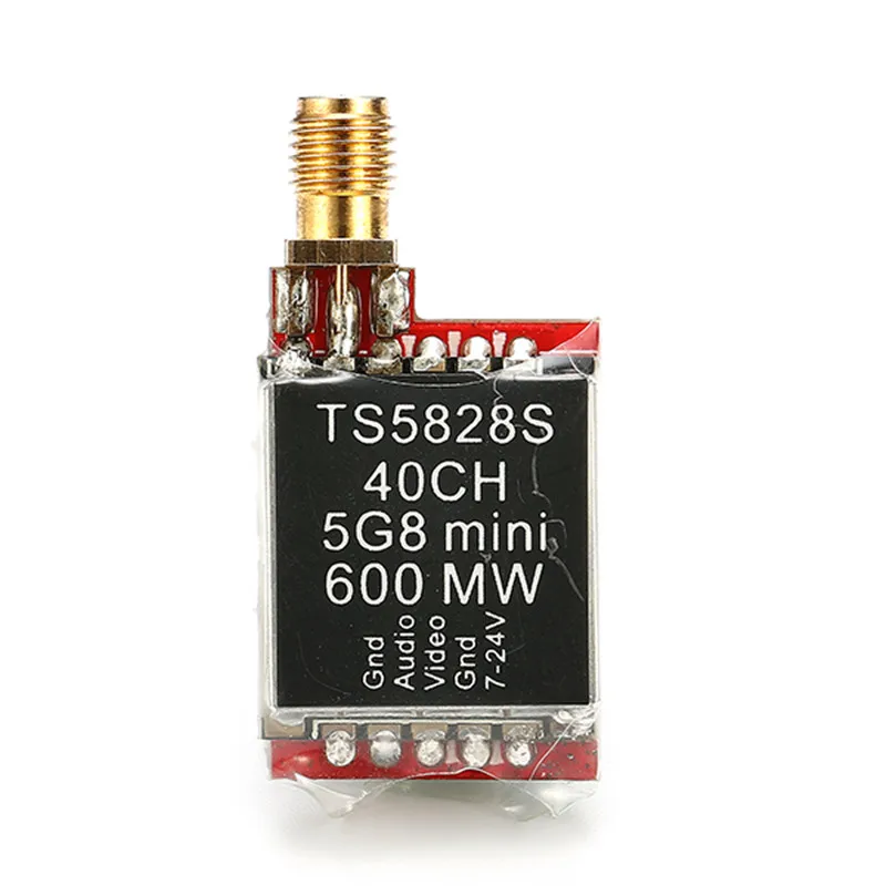 Беспроводной мини передатчик Feiying TS5828S, 5,8G, 600 мВт, 40 каналов, AV, гнездовой разъем для мультикоптера, QAV250
Беспроводной мини передатчик Feiying TS5828S, 5,8G, 600 мВт, 40 каналов, AV, гнездовой разъем для мультикоптера, QAV250