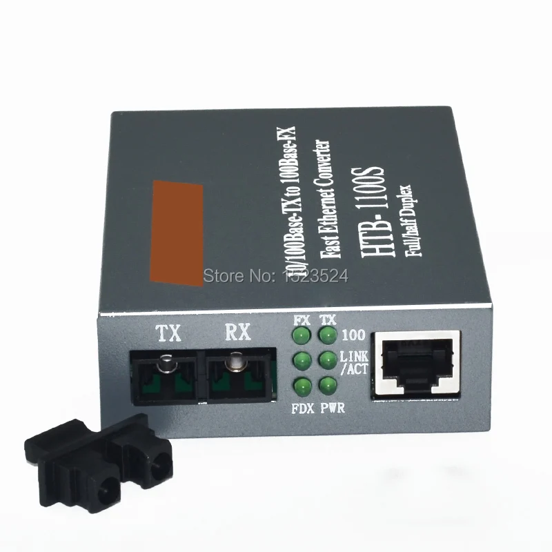 Free Shipping 1/2pcs HTB-1100S Optical Media Converter 10/100Mbps RJ45 Single Mode Duplex Fiber SC port Converter 25KM
Free Shipping 1/2pcs HTB-1100S Optical Media Converter 10/100Mbps RJ45 Single Mode Duplex Fiber SC port Converter 25KM