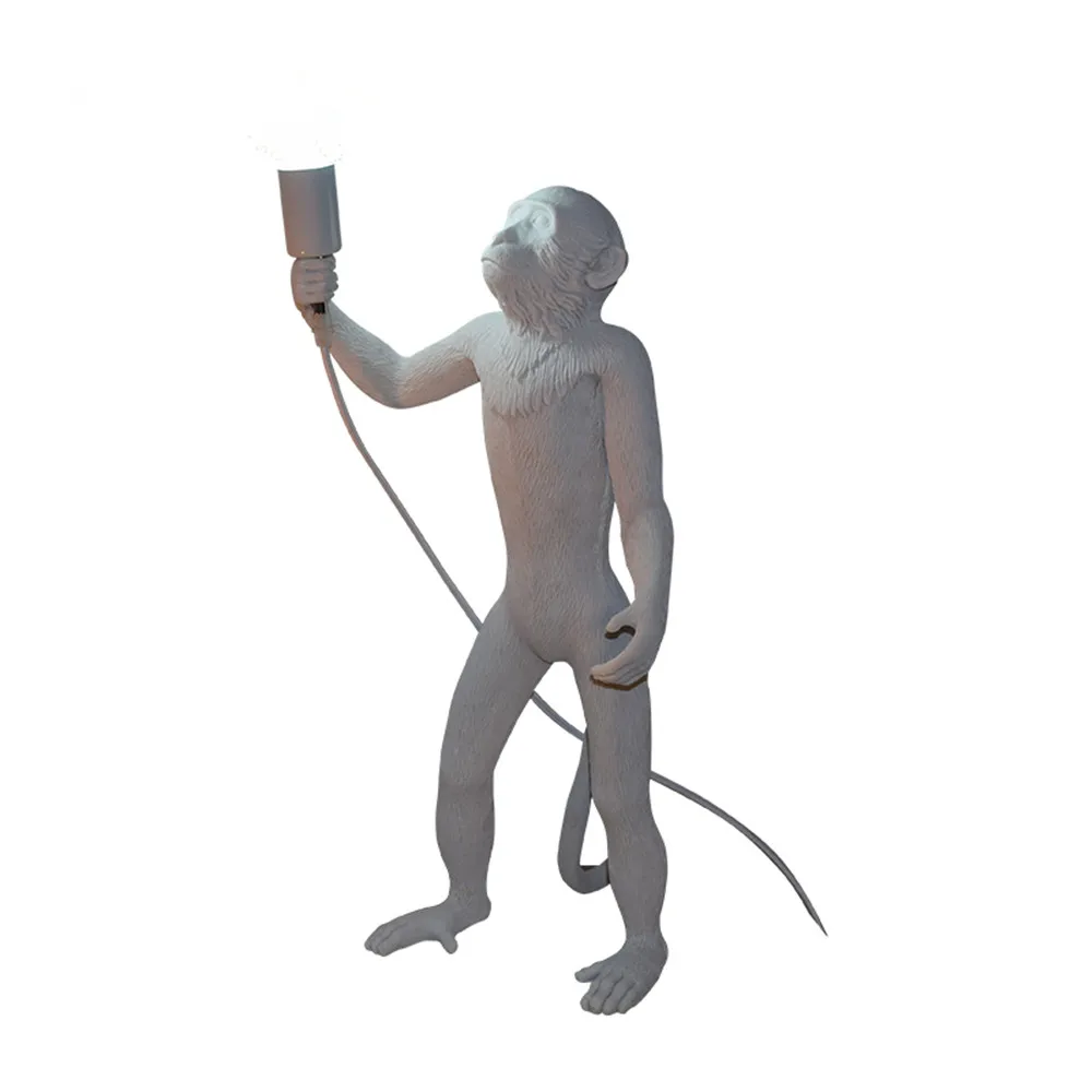 New Monkey Standing Lamp White Resin Modern Monkey Floor Light LED for Living Room Bedroom Study Home Decor Floor Lamp FA020
New Monkey Standing Lamp White Resin Modern Monkey Floor Light LED for Living Room Bedroom Study Home Decor Floor Lamp FA020