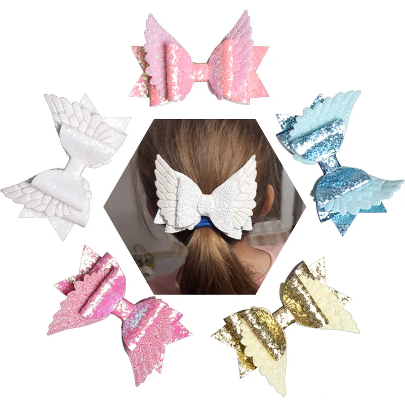 4'' Angel Wing Princess Hairgrips Glitter Hair Bows with Clip Dance Party Bow Hair Clip Girls Hairpin Hair Accessories
4'' Angel Wing Princess Hairgrips Glitter Hair Bows with Clip Dance Party Bow Hair Clip Girls Hairpin Hair Accessories