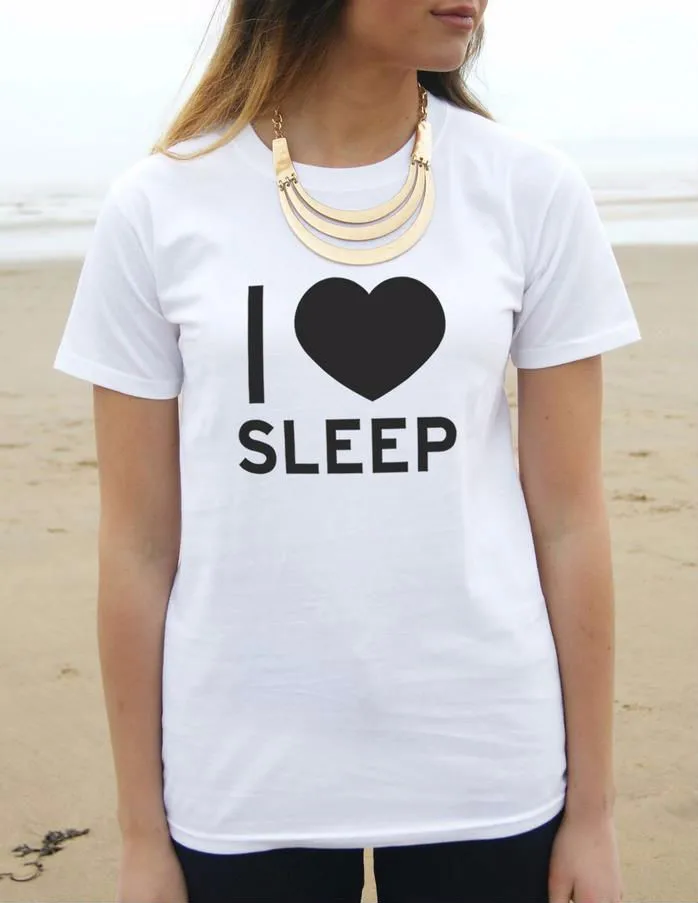 Женская футболка с принтом «I Love Sleep», хлопковая Повседневная забавная Футболка для леди, белый, черный топ, Футболка Harajuku, хипстерская уличн...
Женская футболка с принтом «I Love Sleep», хлопковая Повседневная забавная Футболка для леди, белый, черный топ, Футболка Harajuku, хипстерская уличн...