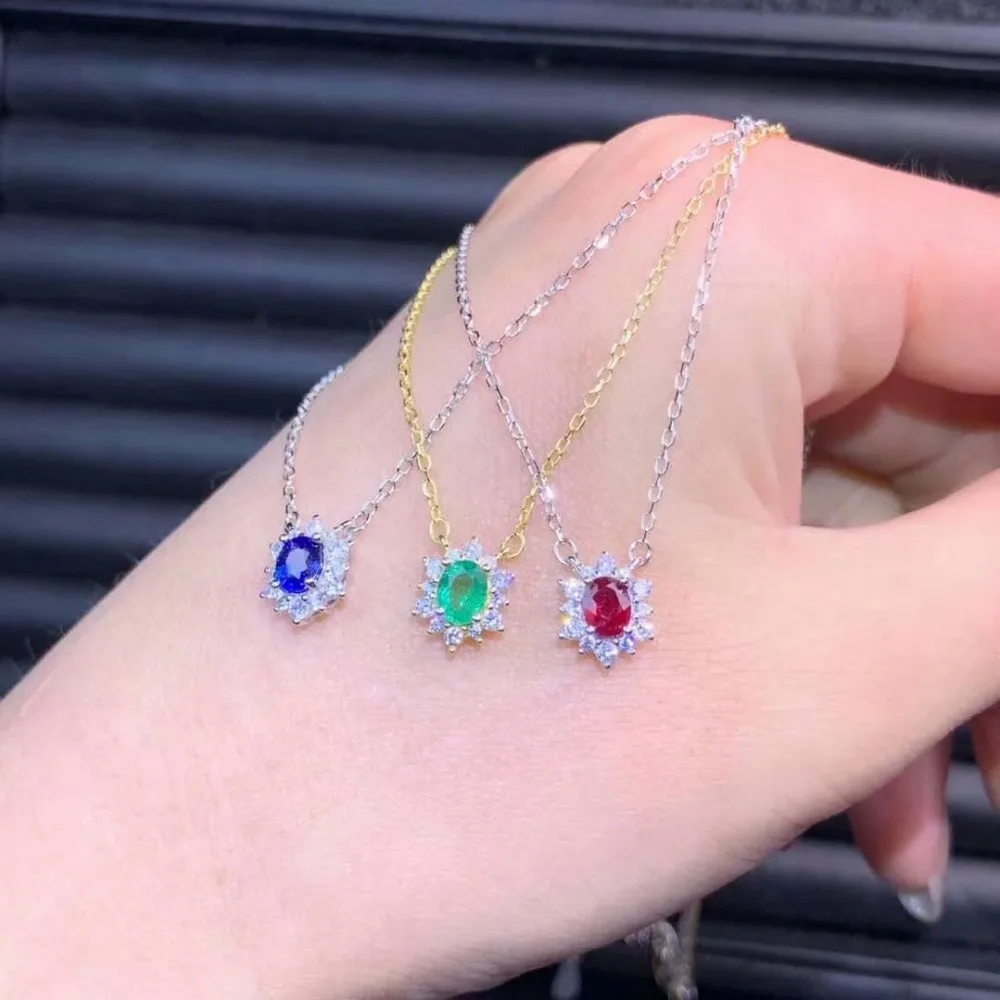 shilovem 925 silver sterling Natural sapphire emerald ruby PENDANTS fine Jewelry trendy send necklace new gift dz0405288agm
shilovem 925 silver sterling Natural sapphire emerald ruby PENDANTS fine Jewelry trendy send necklace new gift dz0405288agm