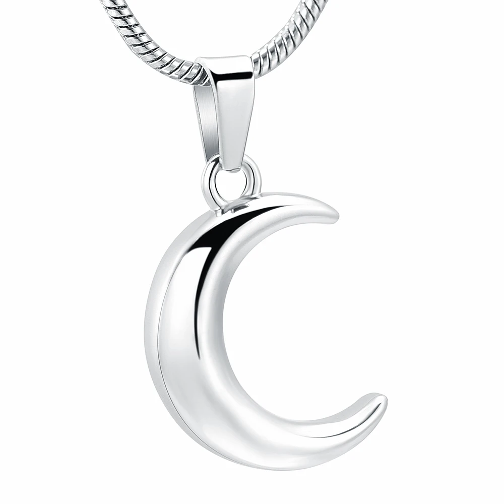 JJ001 Smooth Moon Cremation Jewelry Hold Human/Pet Funeral Ashes -316L Stainless Steel keepsake Memorial Urn Pendant Necklace
JJ001 Smooth Moon Cremation Jewelry Hold Human/Pet Funeral Ashes -316L Stainless Steel keepsake Memorial Urn Pendant Necklace