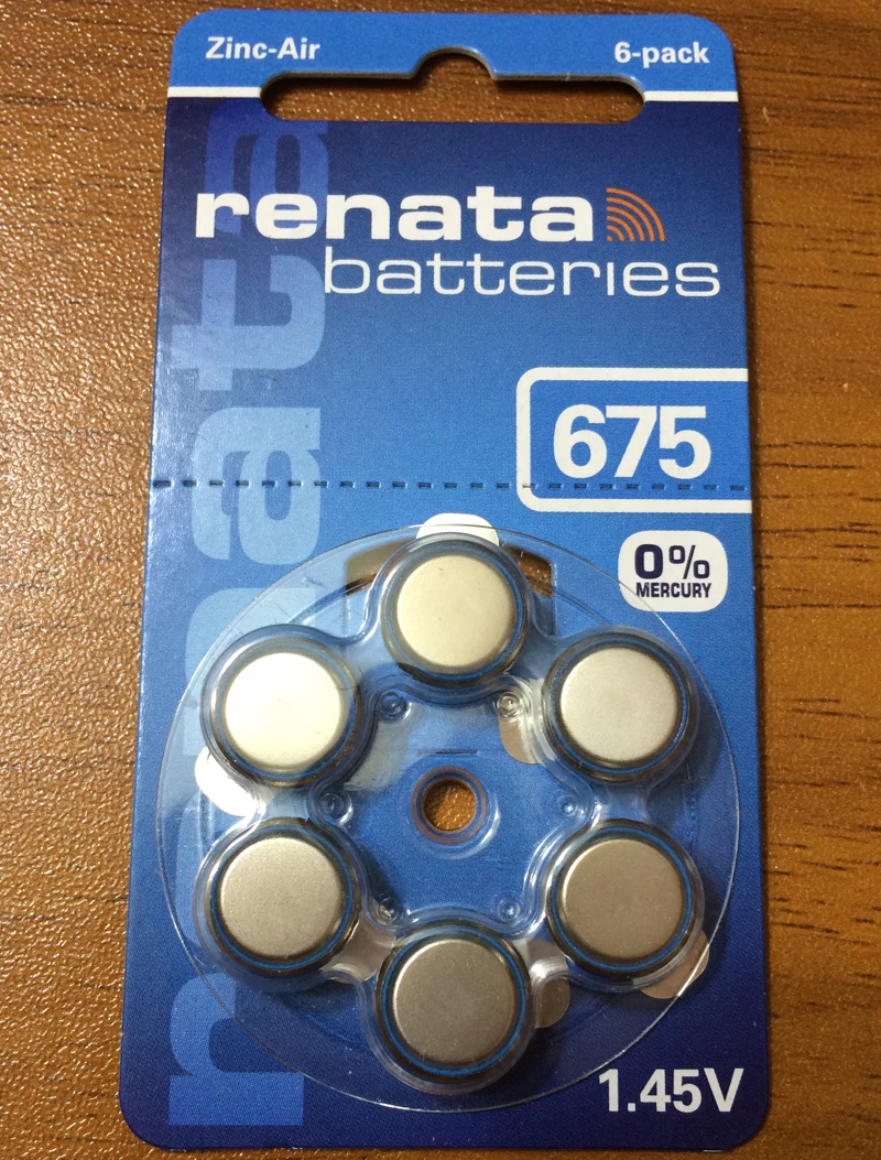 freeship Renata Maratone Plus Size ZA675 PR44 Zinc Air 1.45V 10Pack(60 batterys)
freeship Renata Maratone Plus Size ZA675 PR44 Zinc Air 1.45V 10Pack(60 batterys)