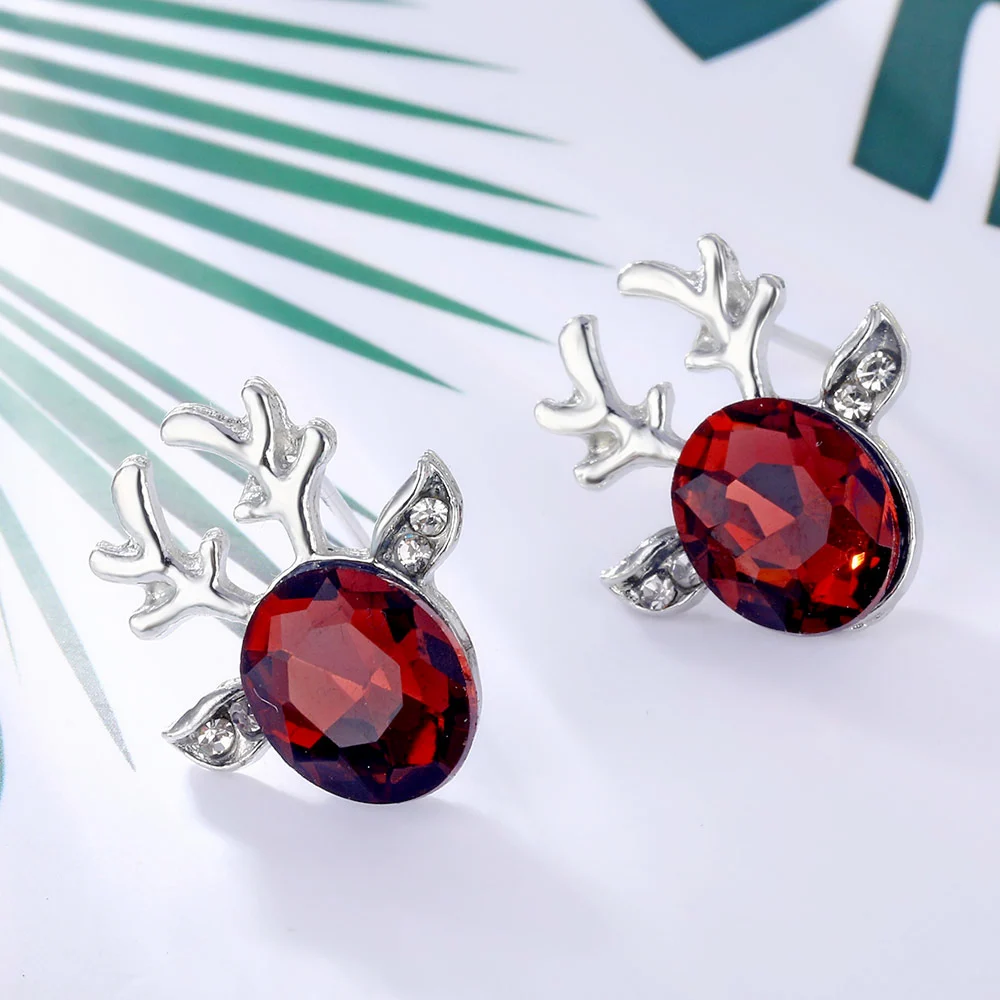 New Elegant Hot Sale Xmas Fashion Christmas Crystal Deer Earrings Ear Stud Fashion Jewelry Gift for Women Girl
New Elegant Hot Sale Xmas Fashion Christmas Crystal Deer Earrings Ear Stud Fashion Jewelry Gift for Women Girl