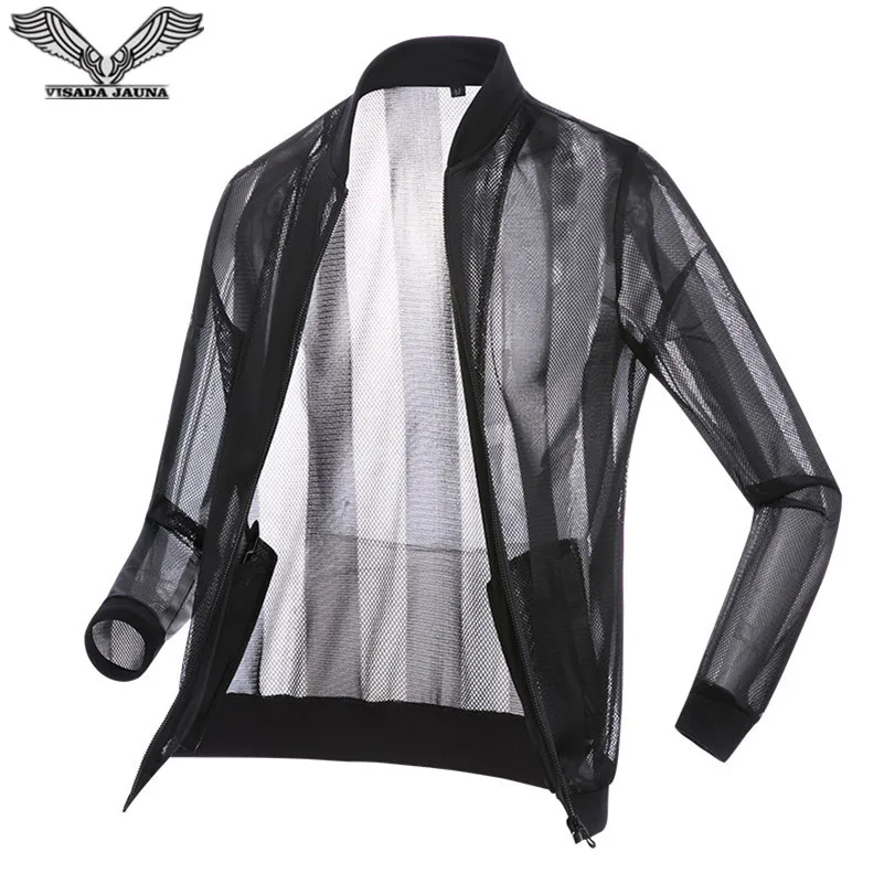 VISADA JAUNA 2018 New Summer Men Jacket Windbreaker Hollow Anti-UV Quick-drying Men Jacket Big Size Casual Men Skin Coat N8941
VISADA JAUNA 2018 New Summer Men Jacket Windbreaker Hollow Anti-UV Quick-drying Men Jacket Big Size Casual Men Skin Coat N8941