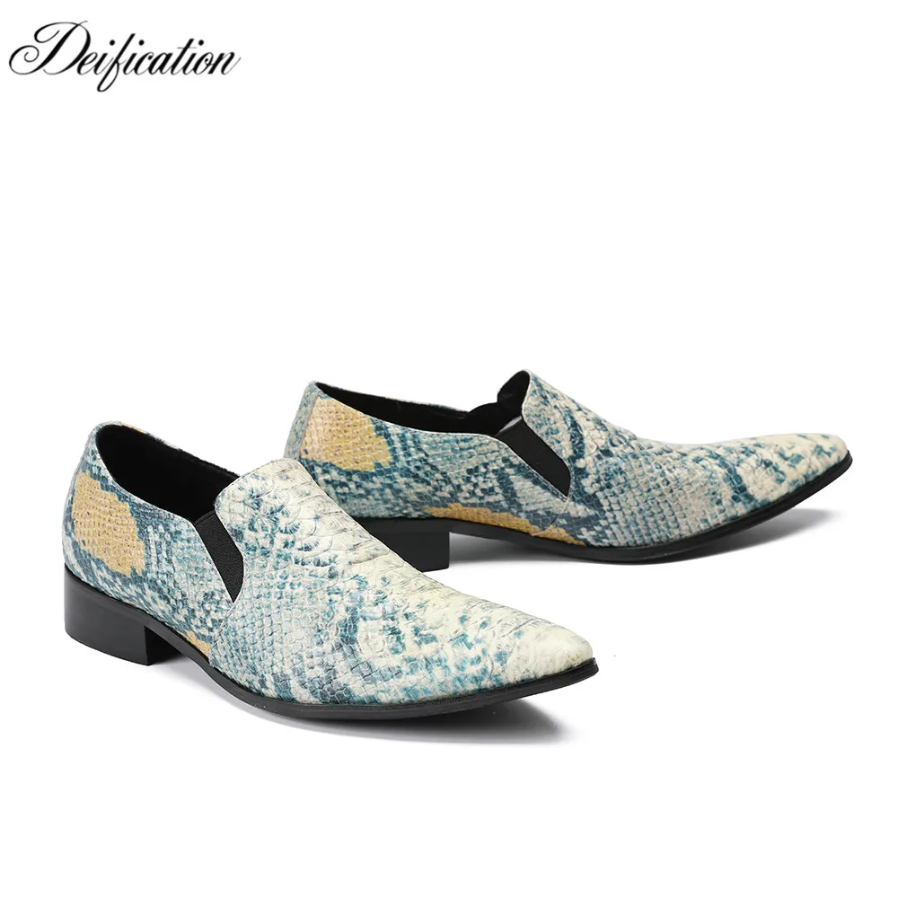 Deification Handmade Genuine Leather Wedding Mens Shoes Hot Italian Snackskin Casual Office Brogues Oxfords Formal Shoes for Man
Deification Handmade Genuine Leather Wedding Mens Shoes Hot Italian Snackskin Casual Office Brogues Oxfords Formal Shoes for Man