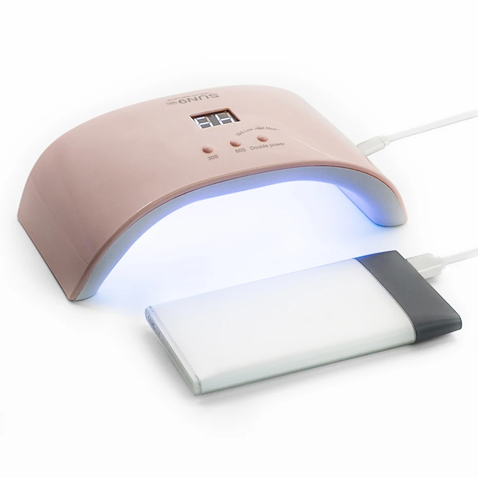 genailish 24W UV Lamp LED Nail 12pcs LEDs dryer for All Gels Timer button Auto Sensor Art Tools For Manicure | Красота и здоровье