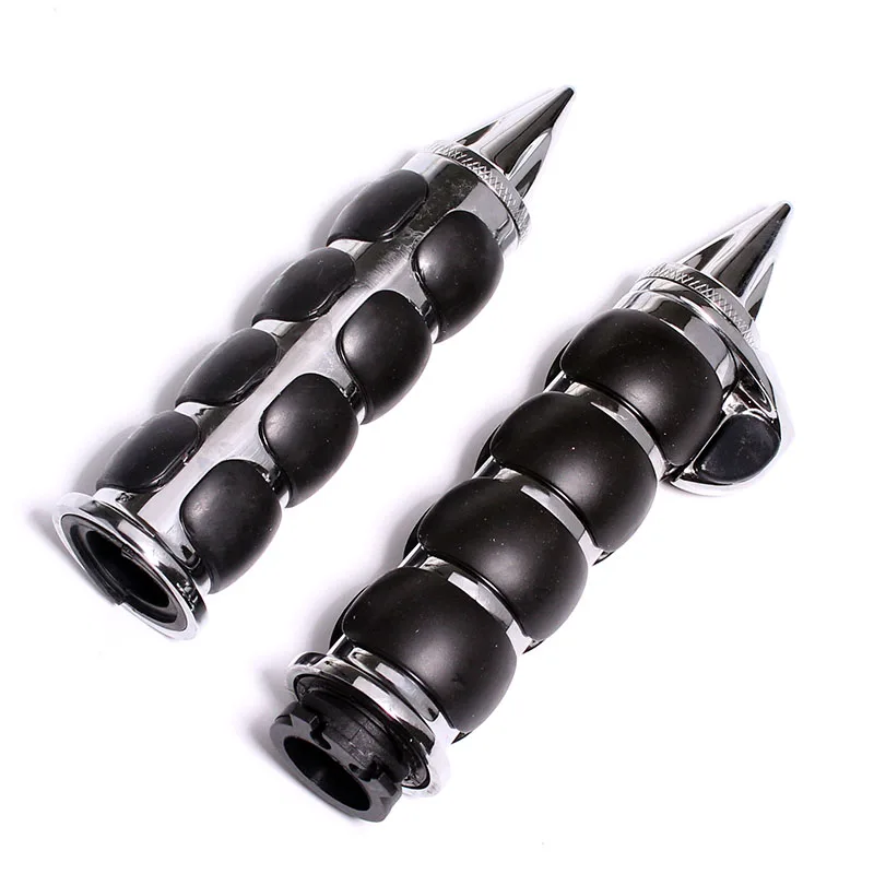 1 пара хромированные алюминиевые ручки для мотоцикла дюйм 25 мм | Автомобили и