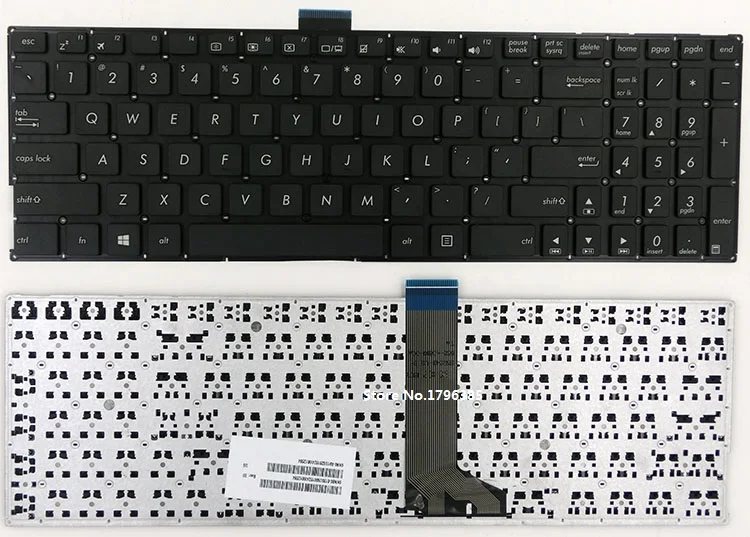 SSEA New US Keyboard no frame for ASUS X555 X555L X555U X555LA X555LD X555LN X555LP X555LB X555LF X555LI laptop keyboard
SSEA New US Keyboard no frame for ASUS X555 X555L X555U X555LA X555LD X555LN X555LP X555LB X555LF X555LI laptop keyboard