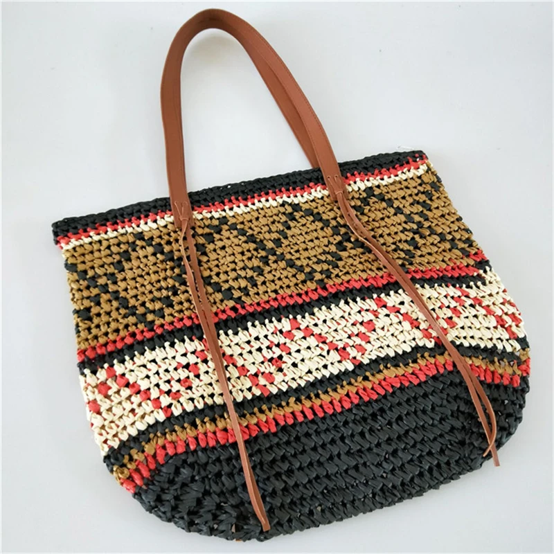 Summer Women Straw Beach Handbags Fashion Ladies Shoulder Bag Famous Brand Casual Large Capacity Female Messenger Tote Bags 2021
Summer Women Straw Beach Handbags Fashion Ladies Shoulder Bag Famous Brand Casual Large Capacity Female Messenger Tote Bags 2021