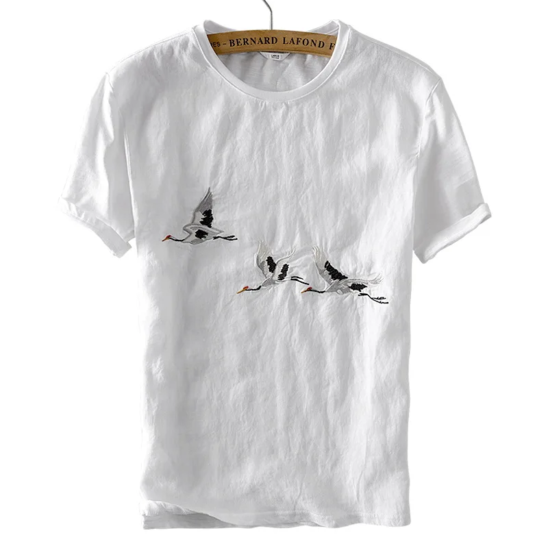2019 Summer new linen short-sleeved t-shirt men solid fashion t shirt mens casual white tshirt for men tops camiseta chemise
2019 Summer new linen short-sleeved t-shirt men solid fashion t shirt mens casual white tshirt for men tops camiseta chemise