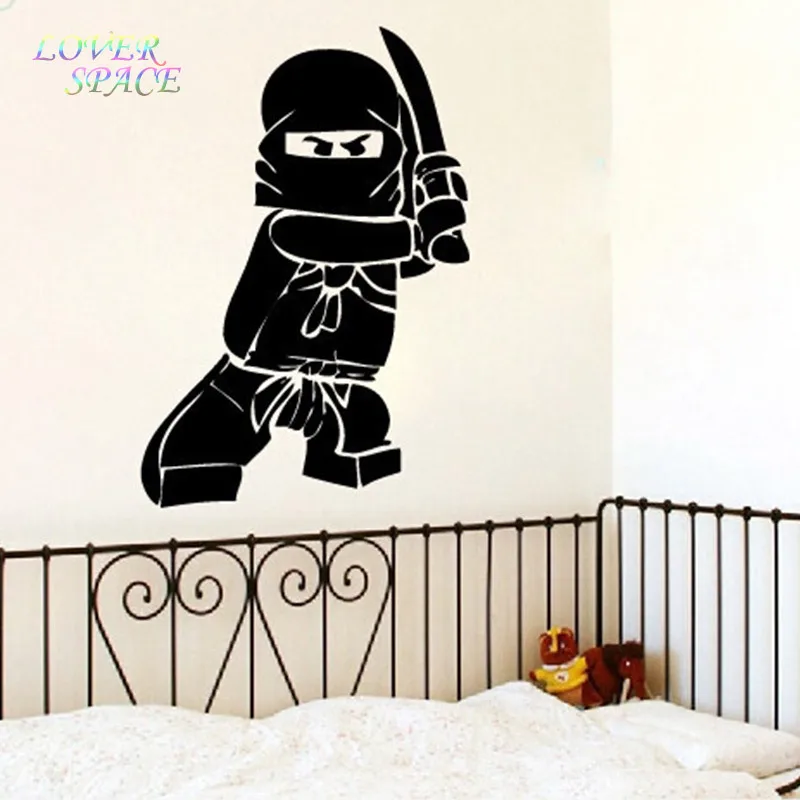 Новая виниловая наклейка Ninjago Lego для детей мальчиков декор комнаты детской