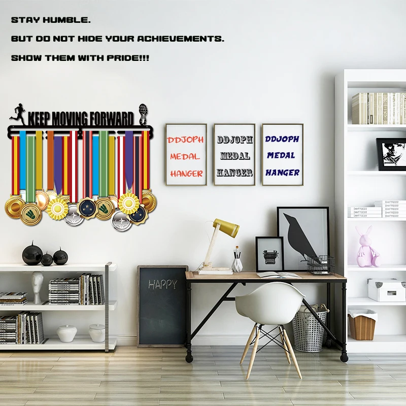 Sport medal hanger Keep Moving Forward Running medal holder Marathon medal display rack
Sport medal hanger Keep Moving Forward Running medal holder Marathon medal display rack