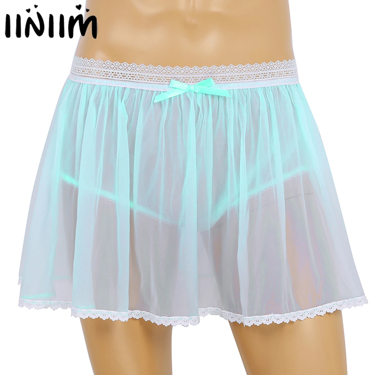 iiniim Men Adults Lingerie Sexy Babydolls Elastic Lace Waist See Through Sheer Exotic Sissy Crossdress Short Skirt Panties
iiniim Men Adults Lingerie Sexy Babydolls Elastic Lace Waist See Through Sheer Exotic Sissy Crossdress Short Skirt Panties