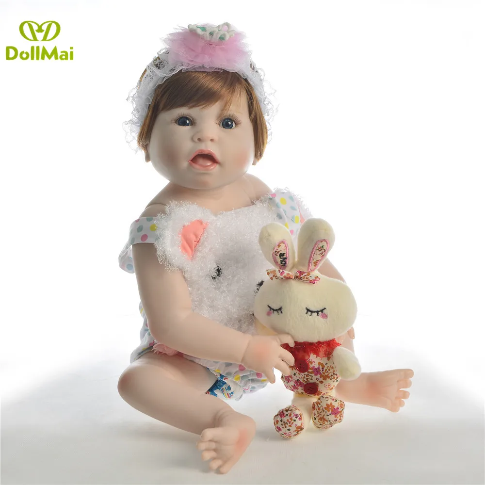 Reborn Baby Doll 23inch bebe boneca reborn corpo de silicone inteiro realista lifelike neborn babies girl Infant toy dolls gift
Reborn Baby Doll 23inch bebe boneca reborn corpo de silicone inteiro realista lifelike neborn babies girl Infant toy dolls gift
