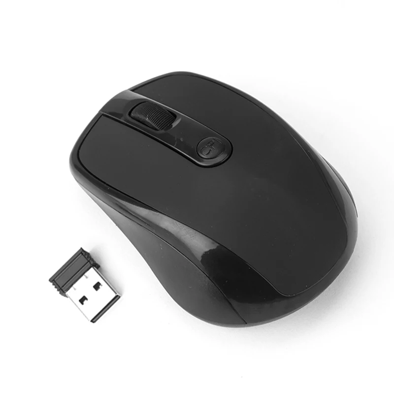 Фото 2 4G тонкая USB оптическая мышь беспроводная для компьютера ПК ноутбука мыши ТВ Android