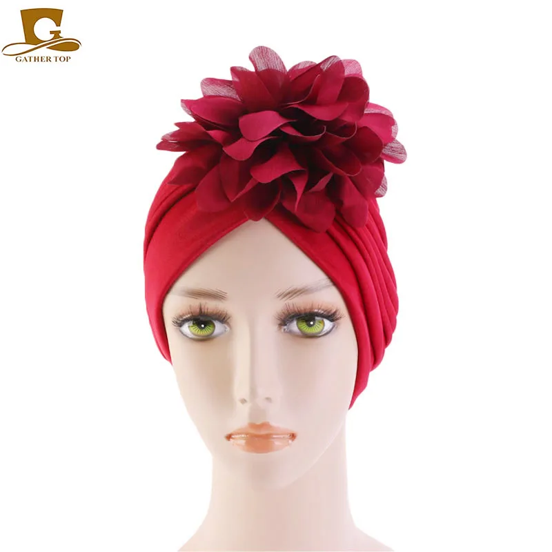 Women Flower Turban Hair Loss Cap Indian Turban Fashion Head Wrap Hijab Ladies Wedding Party Turbante Bandana Hat
Women Flower Turban Hair Loss Cap Indian Turban Fashion Head Wrap Hijab Ladies Wedding Party Turbante Bandana Hat
