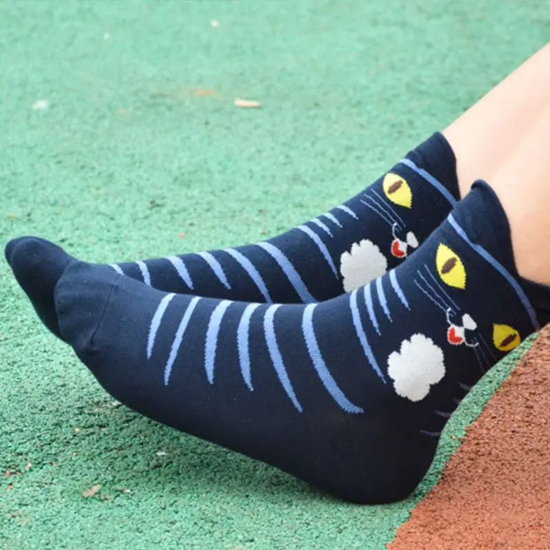 4 Pairs Women Winter Knitted Long Crew Socks Cute Cartoon Little Wild Cat Tigher Skin Printed Irregular Cuff Cotton Sock
4 Pairs Women Winter Knitted Long Crew Socks Cute Cartoon Little Wild Cat Tigher Skin Printed Irregular Cuff Cotton Sock