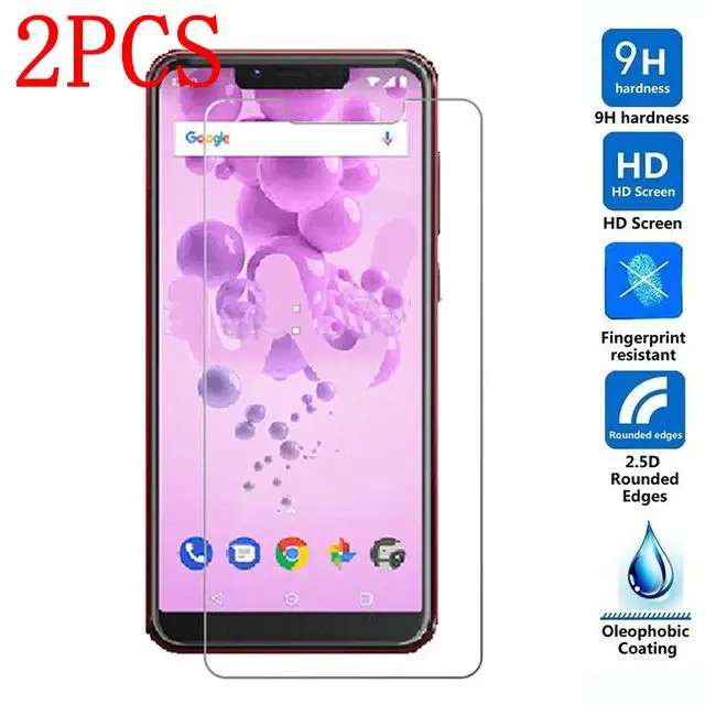 2 шт. закаленное стекло для Wiko View Go Защитная пленка экрана View2 | Мобильные телефоны