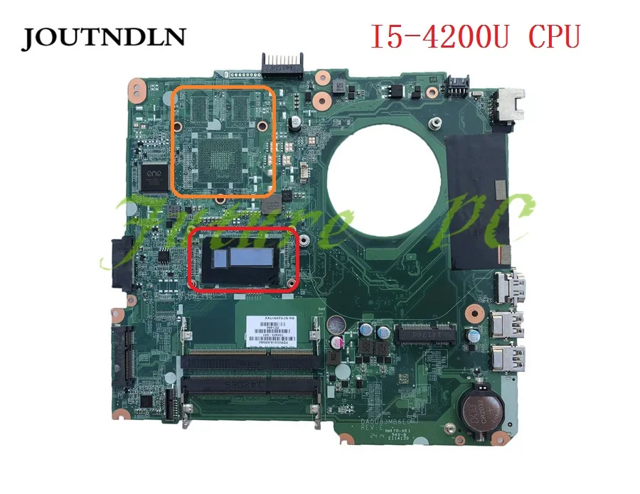 Материнская плата JOUTNDLN для ноутбука HP Pavilion 14 N DA0U83MB6E0 734423 001 501 601 DDR3 с работой