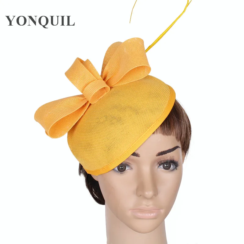 Imitation Sinamay 15 Colors Chic Fascinator Hat Fancy Ostrich Quill Hair Accessoies Women Cocktail Royal Ascot Church Headpiece
Imitation Sinamay 15 Colors Chic Fascinator Hat Fancy Ostrich Quill Hair Accessoies Women Cocktail Royal Ascot Church Headpiece