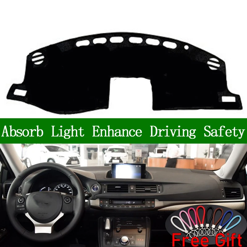 For lexus CT200H 2011 2012 2013-2017 Dashboard Cover Sun Shade Non-slip Dash Mat Pad Carpet Car Stickers Interior Accessories
For lexus CT200H 2011 2012 2013-2017 Dashboard Cover Sun Shade Non-slip Dash Mat Pad Carpet Car Stickers Interior Accessories