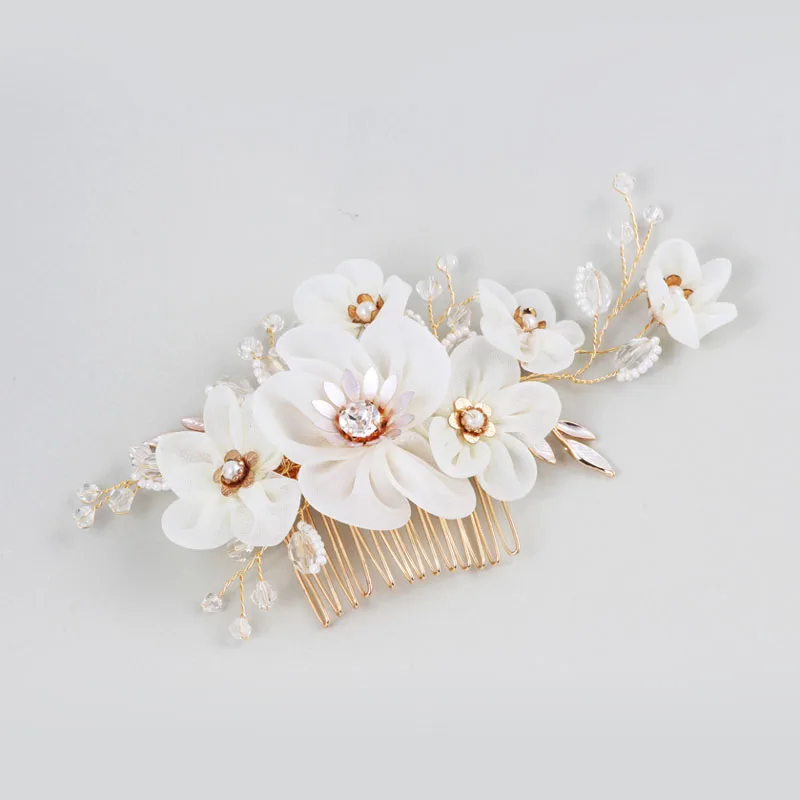 SLBRIDAL Gorgeous Handmade Crystal Rhinestone Pearls Floral Wedding Hair Comb Bridal Headpieces Hair Accessories Wedding Jewelry
SLBRIDAL Gorgeous Handmade Crystal Rhinestone Pearls Floral Wedding Hair Comb Bridal Headpieces Hair Accessories Wedding Jewelry