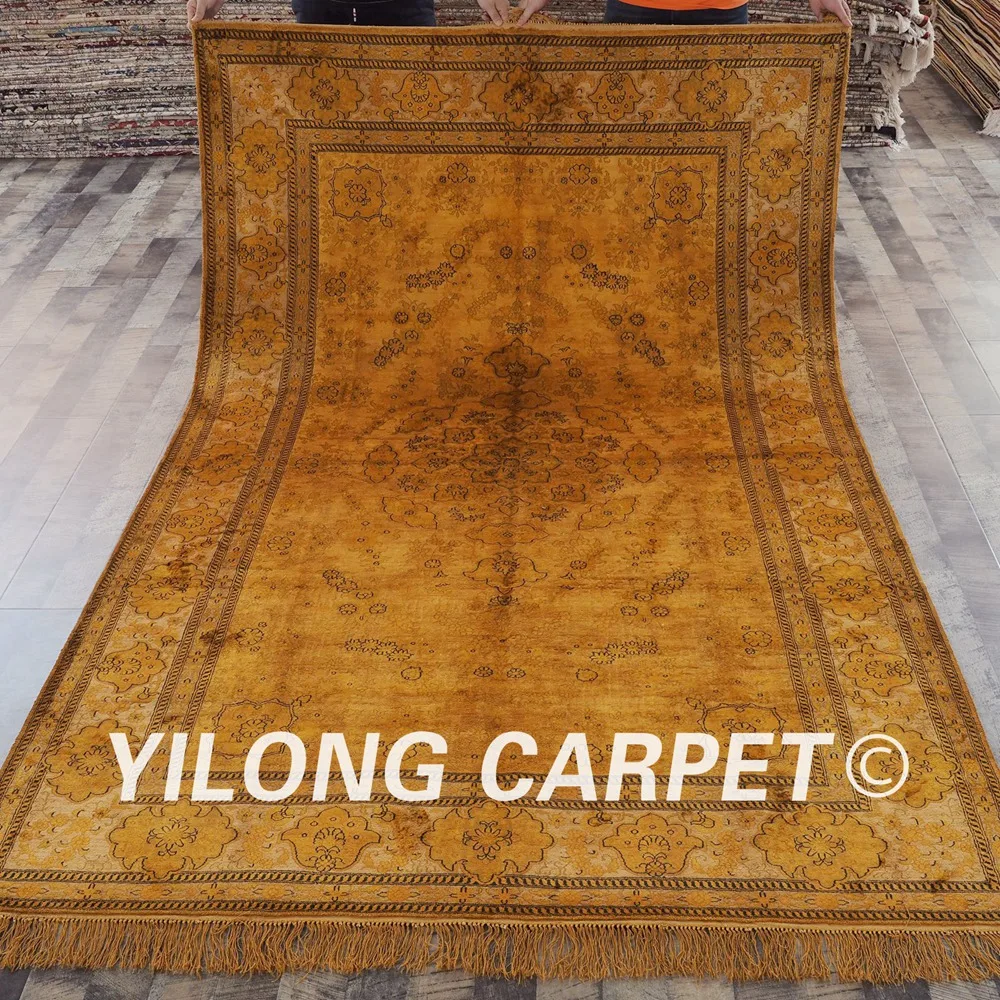 YILONG 6 'x 9' пакистанские шелковые коврики ручной работы, искусственный Золотой персидский коврик (YHW17GAB6x9)
YILONG 6 'x 9' пакистанские шелковые коврики ручной работы, искусственный Золотой персидский коврик (YHW17GAB6x9)