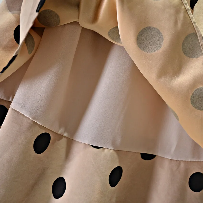 2019 Spring New Polka Dot Skirt Women Vintage High Waist Long Layer Fold Ruffles Skirts Female Midi Skirts Autumn Cake Saias
2019 Spring New Polka Dot Skirt Women Vintage High Waist Long Layer Fold Ruffles Skirts Female Midi Skirts Autumn Cake Saias