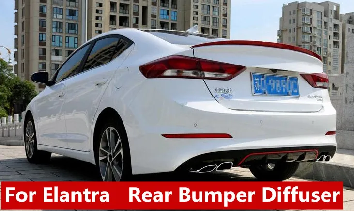 For Elantra Rear spoiler ABS material Rear Bumper Diffuser Protector For 2017-2019 Elantra After chrome lip rear spoiler
For Elantra Rear spoiler ABS material Rear Bumper Diffuser Protector For 2017-2019 Elantra After chrome lip rear spoiler