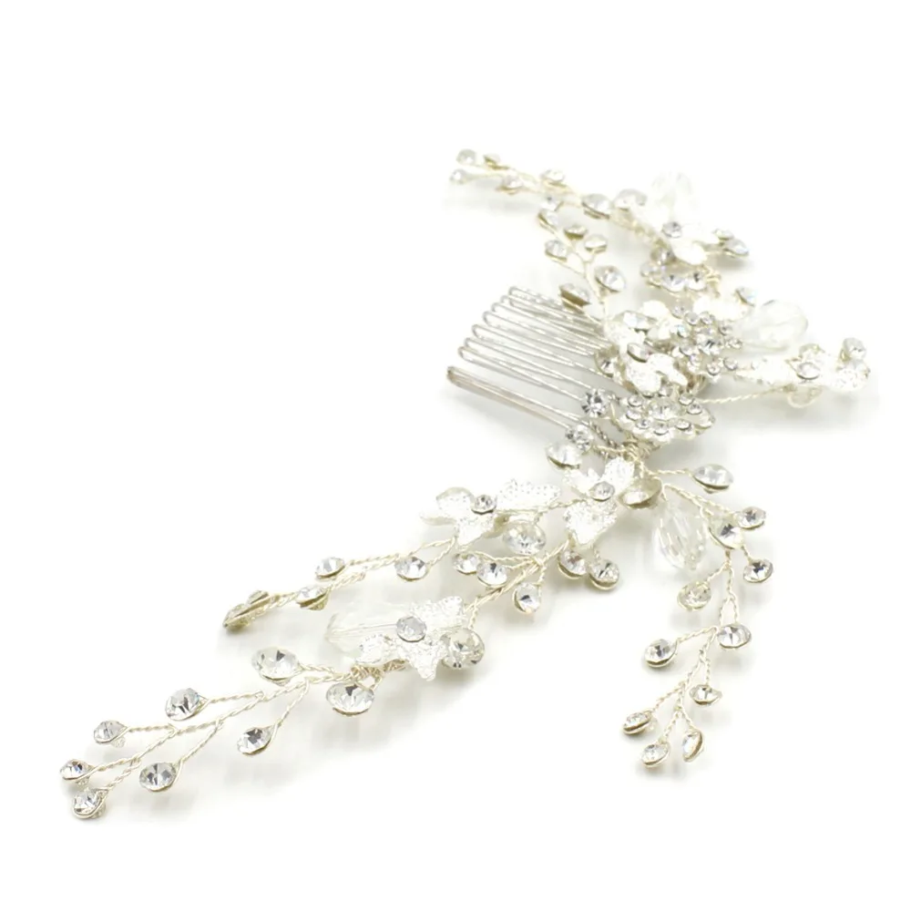 Leaf Crystal Bridal Wedding Jewelry Hair Accessories Hair Combs Crown Tiara Hot Selling For Women O909
Leaf Crystal Bridal Wedding Jewelry Hair Accessories Hair Combs Crown Tiara Hot Selling For Women O909
