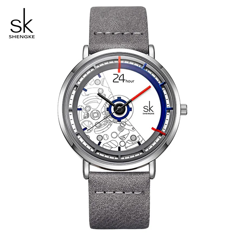 Shengke Brand Leather Strap Watches Men And Women Creative Quartz Watch Relogio Feminino 2019 SK Neutral Wrist Watch#K9004
Shengke Brand Leather Strap Watches Men And Women Creative Quartz Watch Relogio Feminino 2019 SK Neutral Wrist Watch#K9004