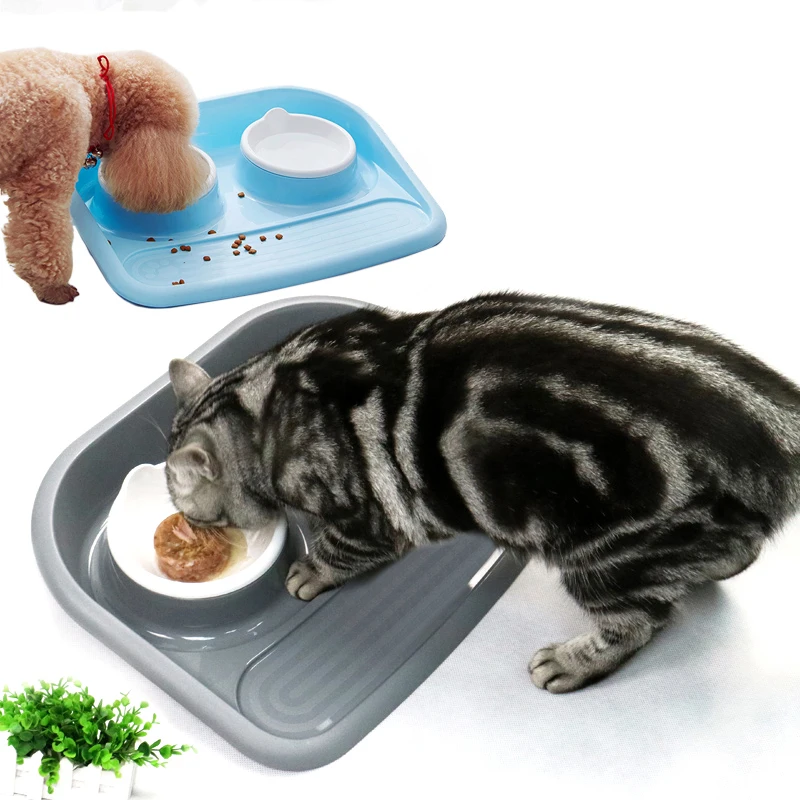 New Pet Double Bowl Pet Feeders For Cats Drinking Bowls Pet Feeding Bowl Dog Water Tray Pet Food Bowl Drinking For Cats Basin
New Pet Double Bowl Pet Feeders For Cats Drinking Bowls Pet Feeding Bowl Dog Water Tray Pet Food Bowl Drinking For Cats Basin