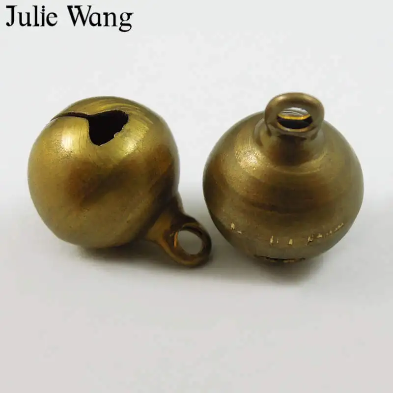 Подвески-колокольчики Julie Wang античная бронза медь 12 мм 10-50 шт. | Украшения и