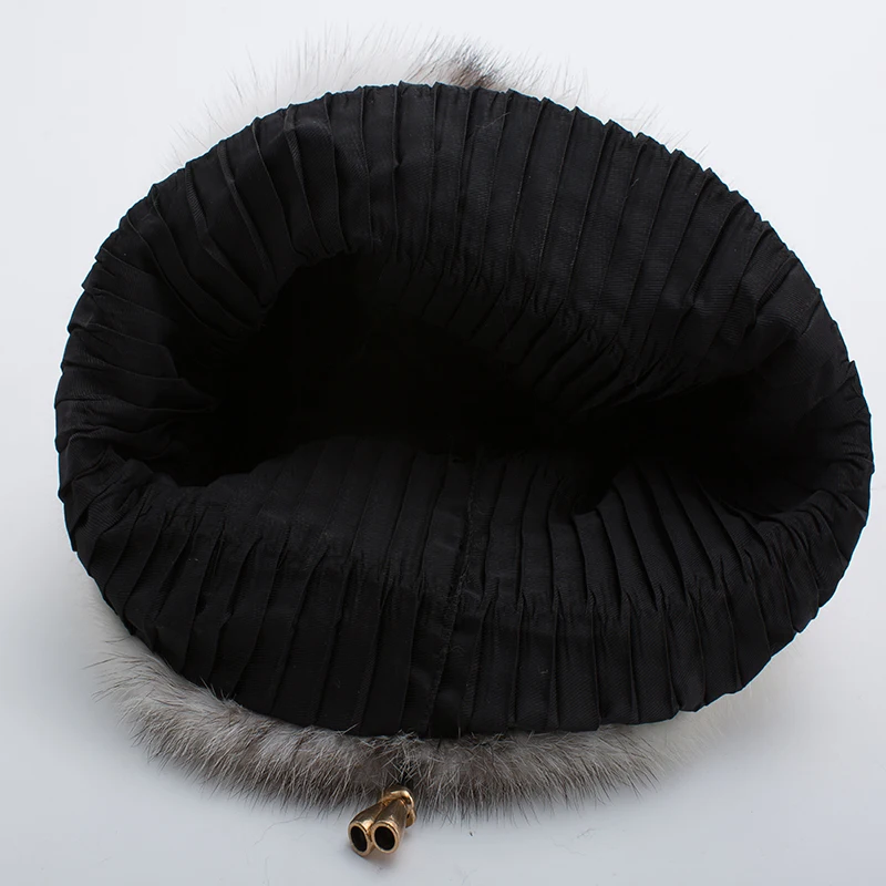 JKP brand new 2020women's mink fur hat mink hat elegant leather hat female fashion DHY17-27