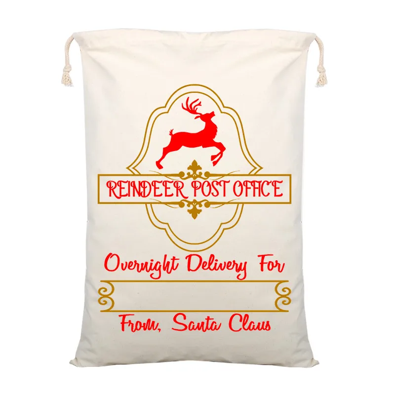 2019 New Christmas Gift Bags 50*70cm Canvas Santa Sack elk red cotton canvas Santa Claus bag Reindeer gift bag&holders 12pcs/lot
2019 New Christmas Gift Bags 50*70cm Canvas Santa Sack elk red cotton canvas Santa Claus bag Reindeer gift bag&holders 12pcs/lot