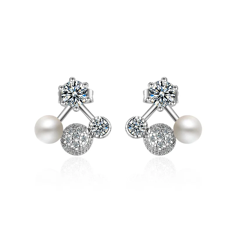 100% 925 sterling silver hot sell shiny cz zircon pearl flower ladies stud earrings women jewelry female Christmas gift
100% 925 sterling silver hot sell shiny cz zircon pearl flower ladies stud earrings women jewelry female Christmas gift