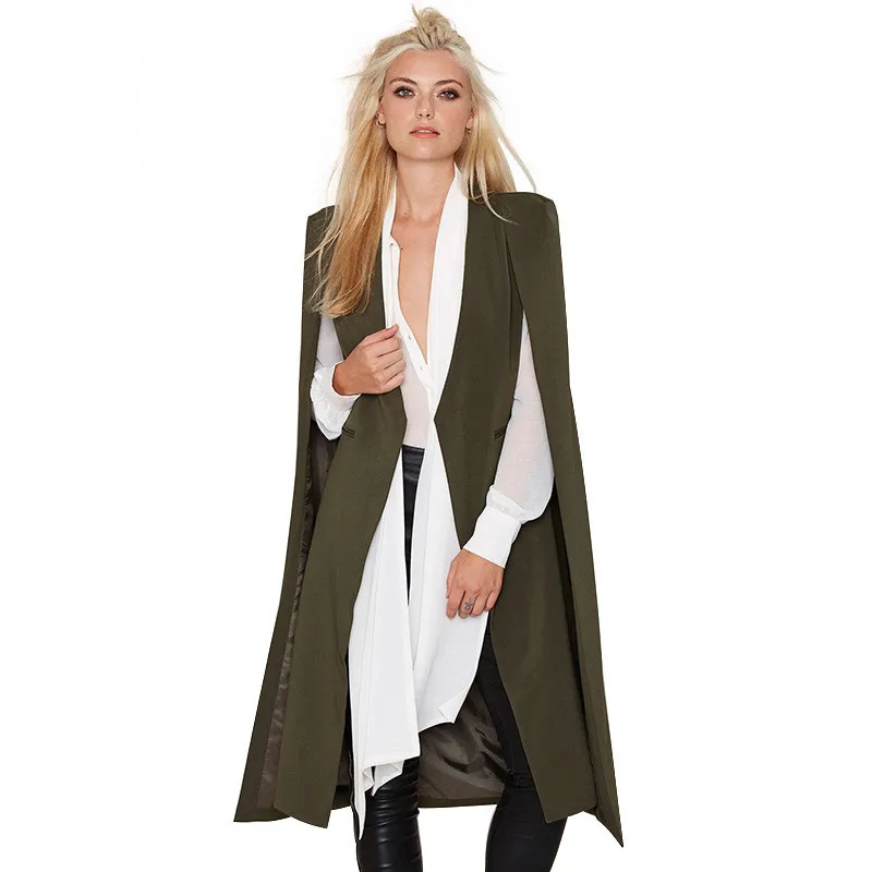 2020 New Hot Sale Autumn Fashion Women 3 Colors Open Stitch Cloak FemaleTrench Coats Outwears Poncho Coat BL009
2020 New Hot Sale Autumn Fashion Women 3 Colors Open Stitch Cloak FemaleTrench Coats Outwears Poncho Coat BL009